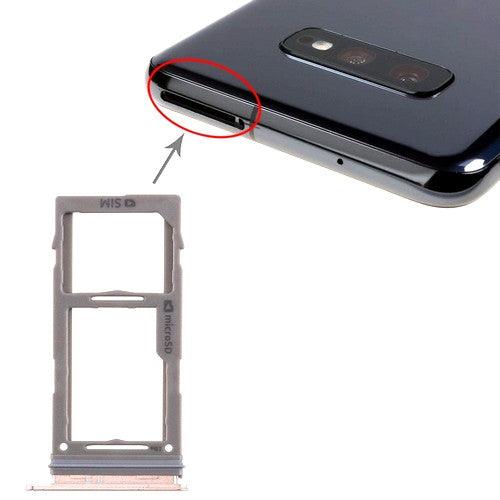 Sim Card Holder Tray for Samsung Galaxy S10E Gold - EGFix