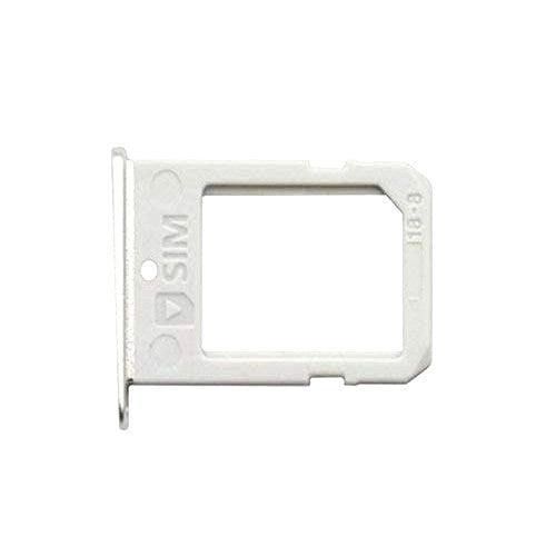 Sim Card Holder Tray for Samsung Galaxy S6 Edge Silver - EGFix