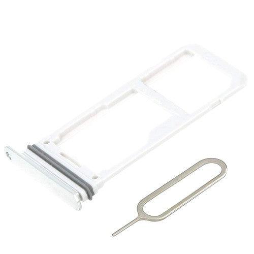 Sim Card Holder Tray for Samsung Galaxy S8 Silver - EGFix