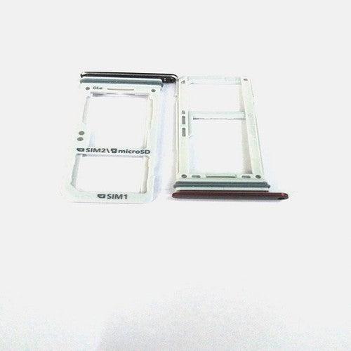 Sim Card Holder Tray for Samsung Galaxy S8 Plus Red - EGFix