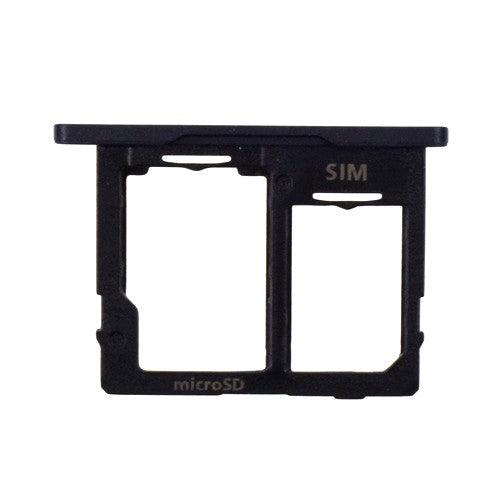 Sim Card Holder Tray for Samsung Galaxy T595 Black - EGFix