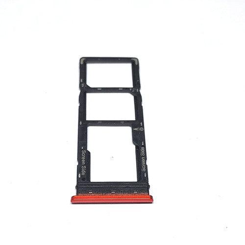 Sim Card Holder Tray for Tecno Spark Go 2022 KG5 Red - EGFix