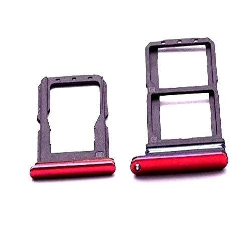 Sim Card Holder Tray for Vivo V15 Pro Red - EGFix