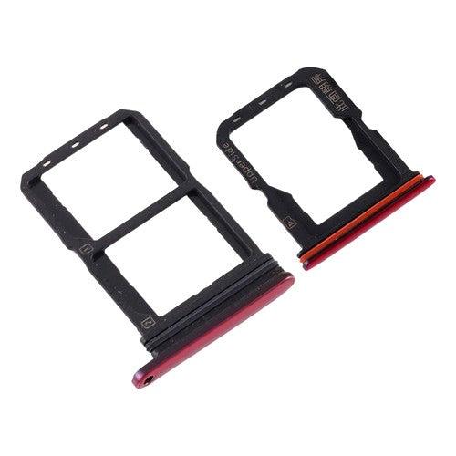 Sim Card Holder Tray for Vivo S1 Pro Red - EGFix