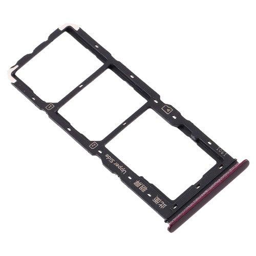 Sim Card Holder Tray for Vivo V11 Purple - EGFix