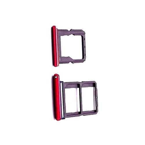 Sim Card Holder Tray for Vivo V17 Pro Red - EGFix