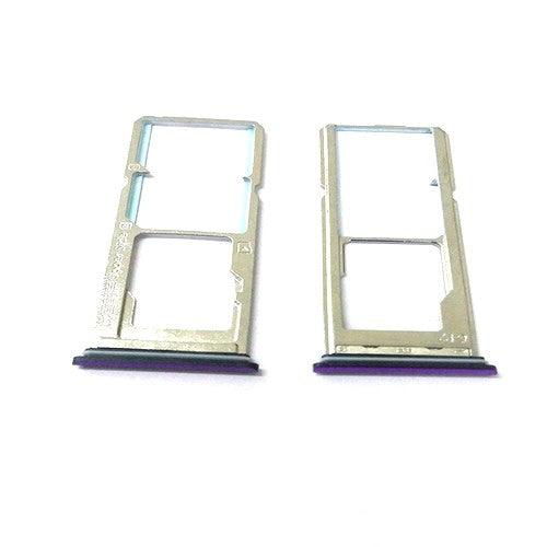 Sim Card Holder Tray for Vivo V9 Purple - EGFix