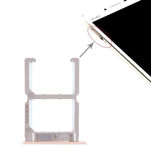 Sim Card Holder Tray for Vivo X6S Gold - EGFix