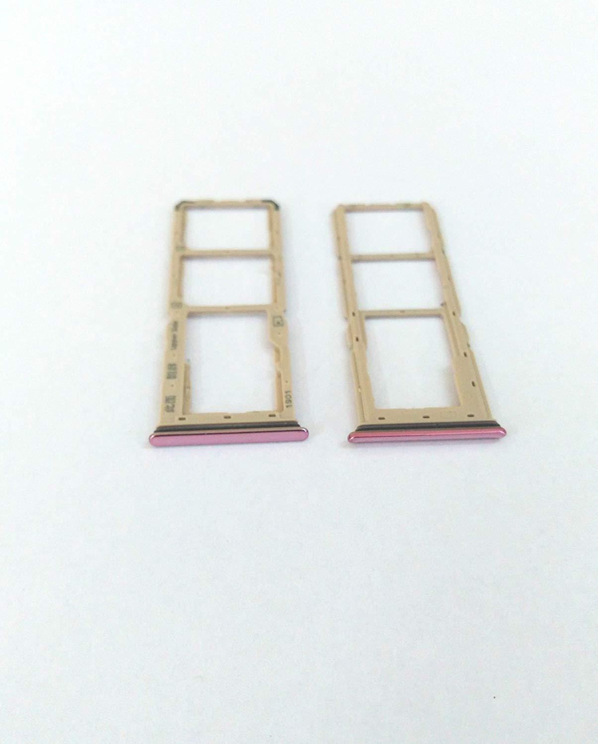 Sim Card Holder Tray for Vivo Y15 Red - EGFix
