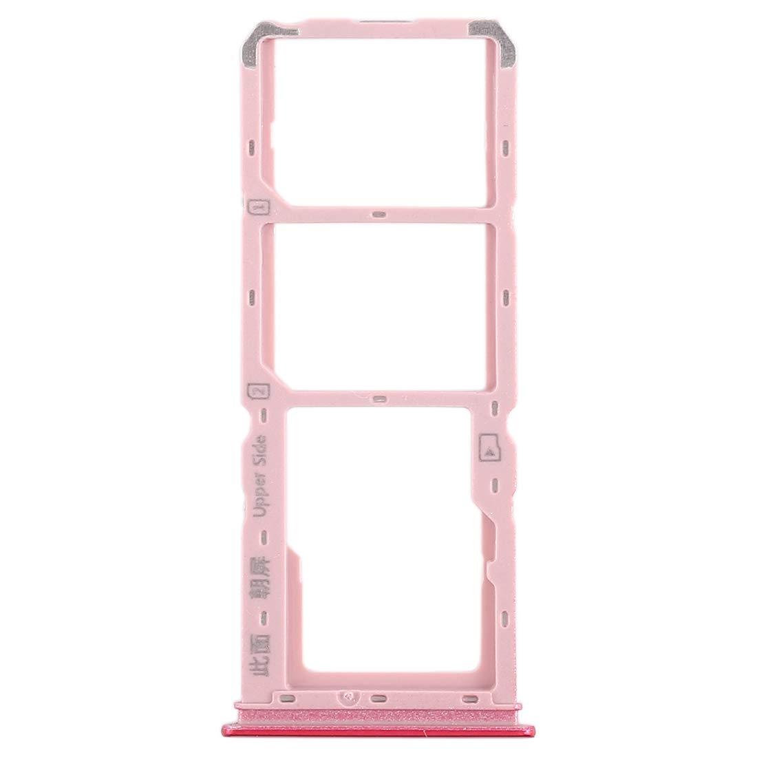 Sim Card Holder Tray for Vivo Y17 Red - EGFix