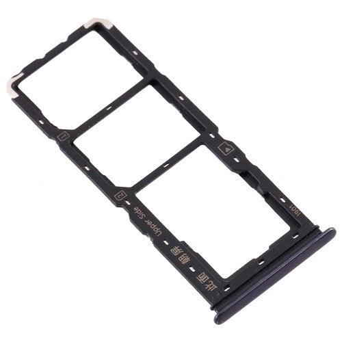 Sim Card Holder Tray for Vivo Y20 Black - EGFix