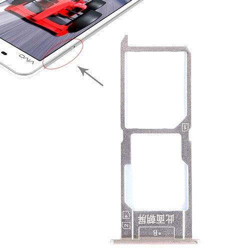 Sim Card Holder Tray for Vivo Y37 Gold - EGFix