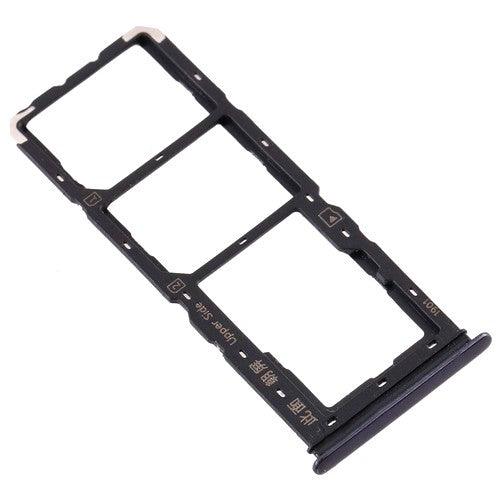 Sim Card Holder Tray for Vivo Y50 Black - EGFix