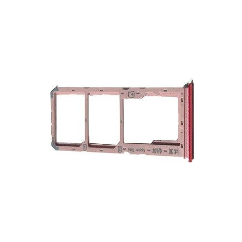 Sim Card Holder Tray for Vivo Y91 Red - EGFix