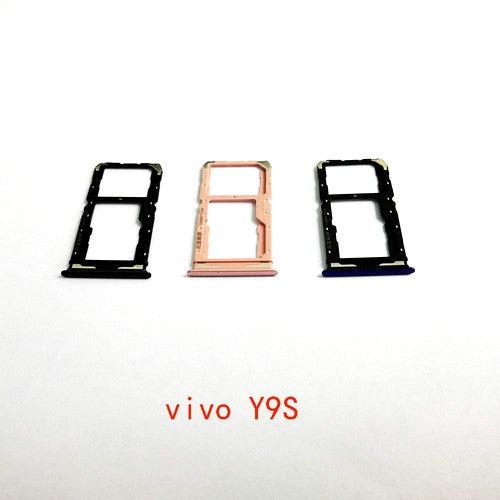 Sim Card Holder Tray for Vivo Y9S Black - EGFix