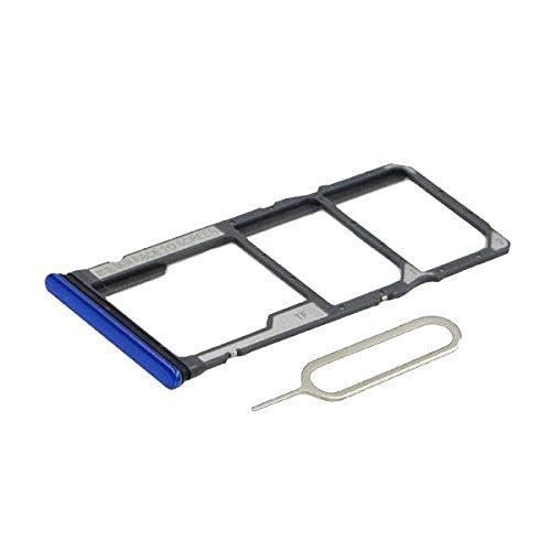 Sim Card Holder Tray for Xiaomi Redmi Note 9 Pro Blue - EGFix