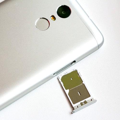 Sim Card Holder Tray for Xiaomi Redmi 3 Silver - EGFix