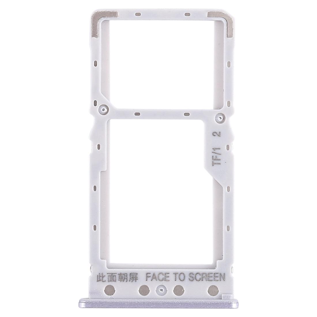 Sim Card Holder Tray for Xiaomi Redmi 6 Silver - EGFix