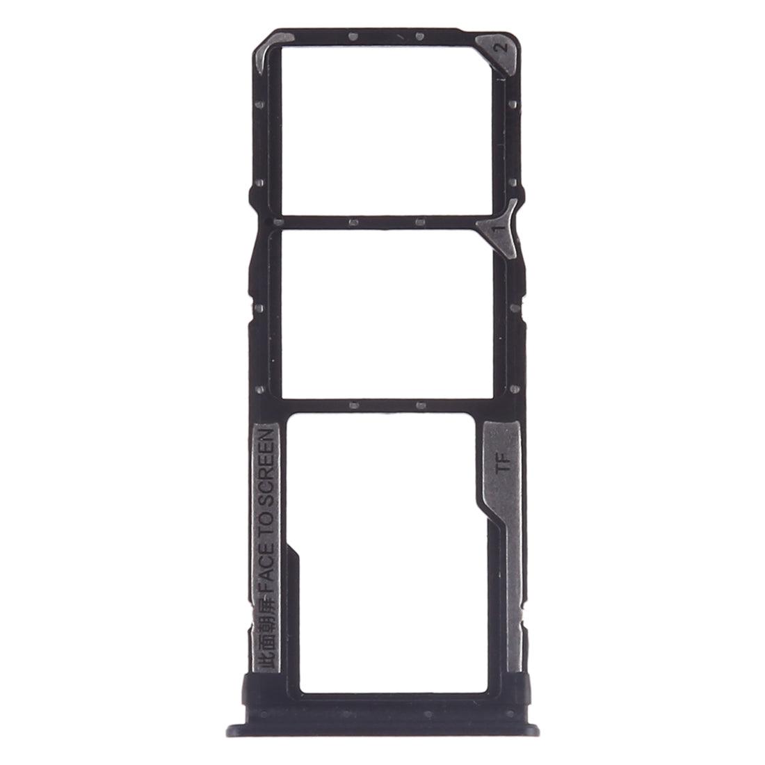 Sim Card Holder Tray for Xiaomi Redmi 7 Black - EGFix