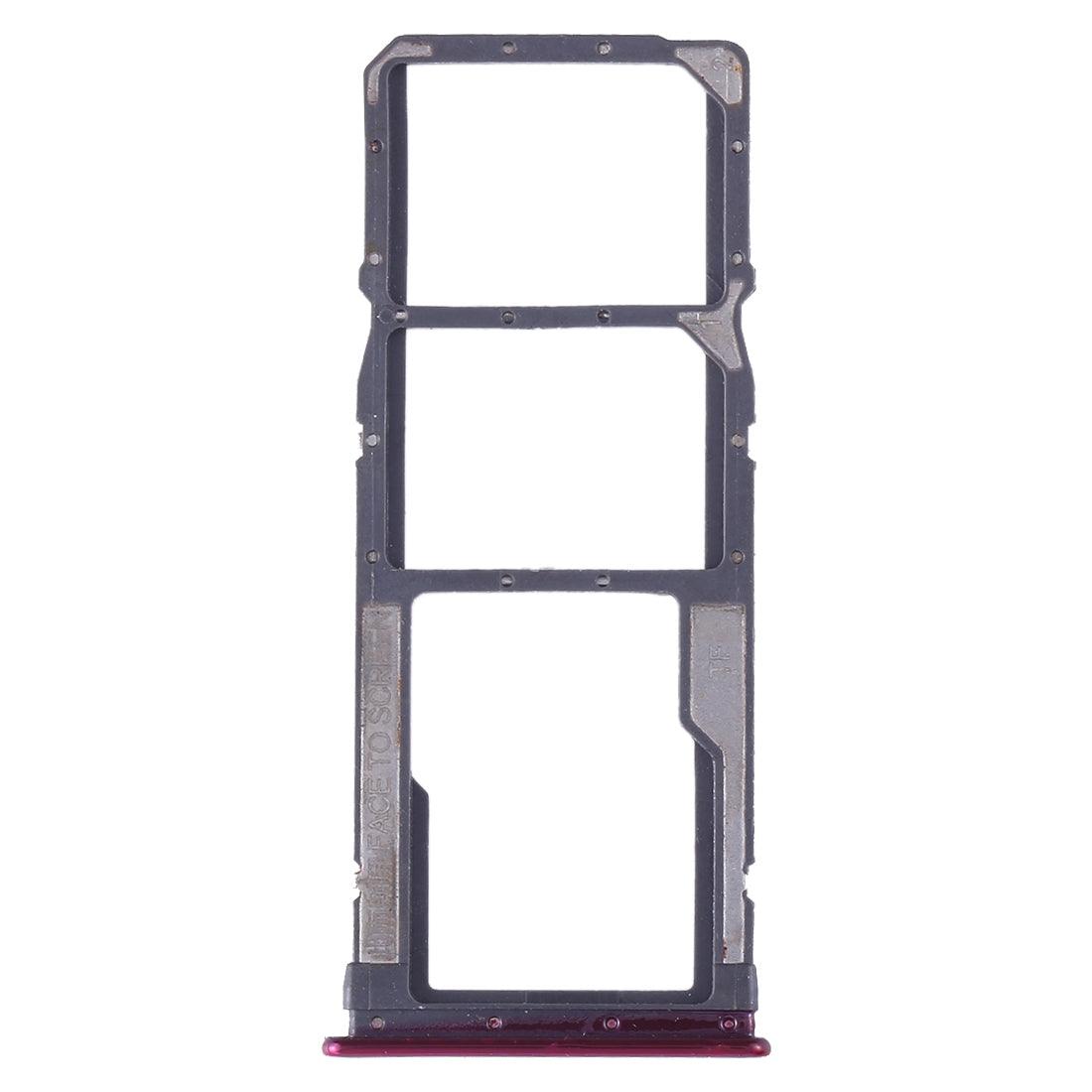 Sim Card Holder Tray for Xiaomi Redmi 7 Red - EGFix