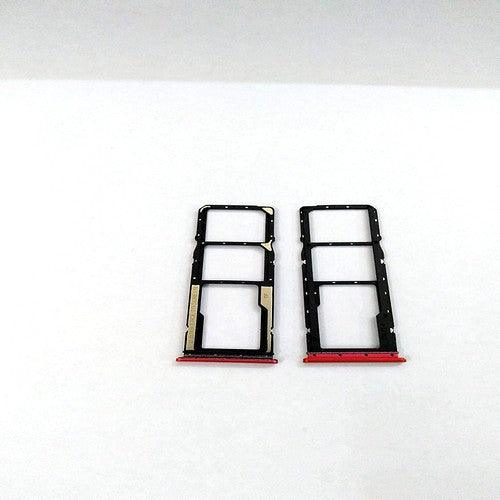 Sim Card Holder Tray for Xiaomi Redmi 8A Red - EGFix