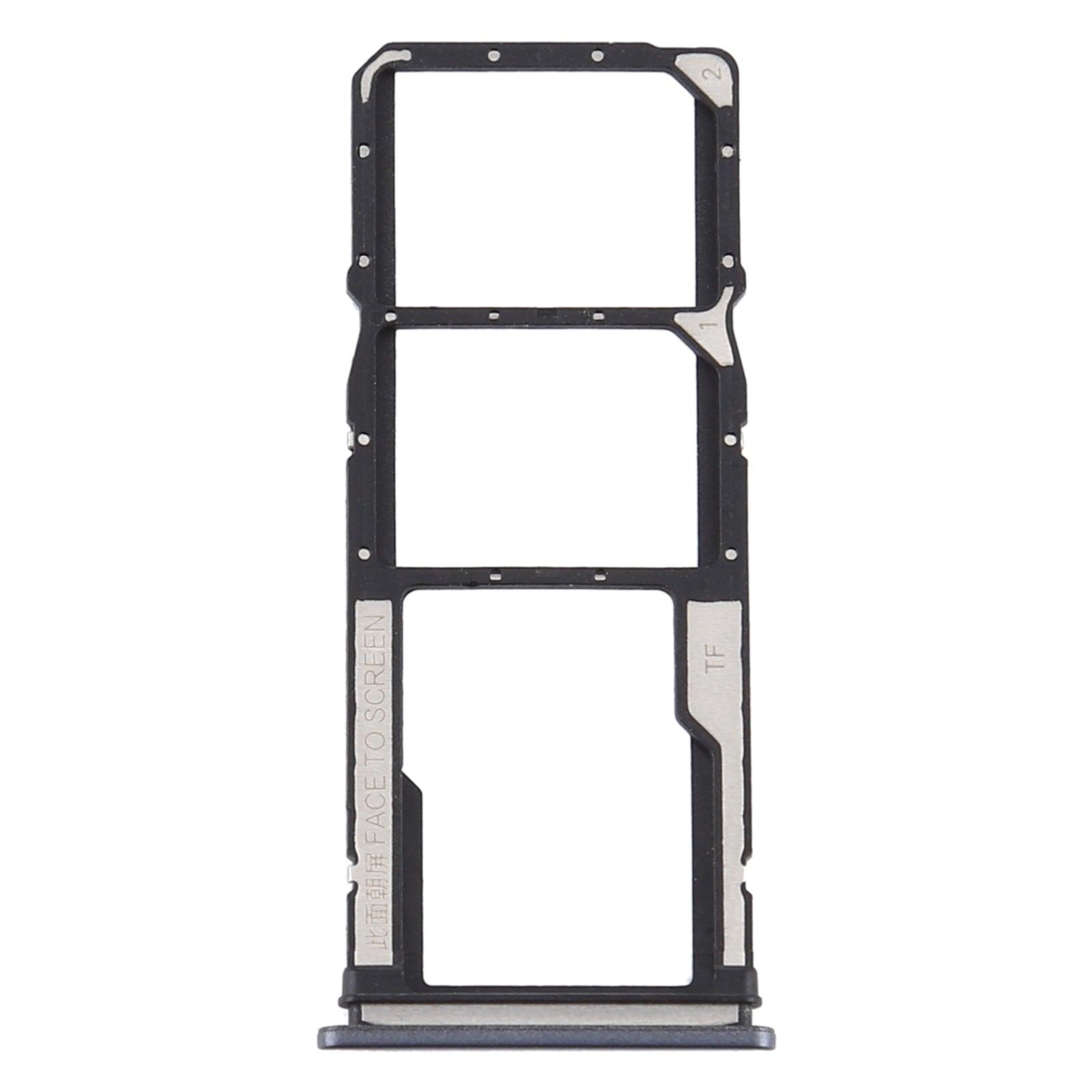 Sim Card Holder Tray for Xiaomi Redmi 9 Prime Black - EGFix