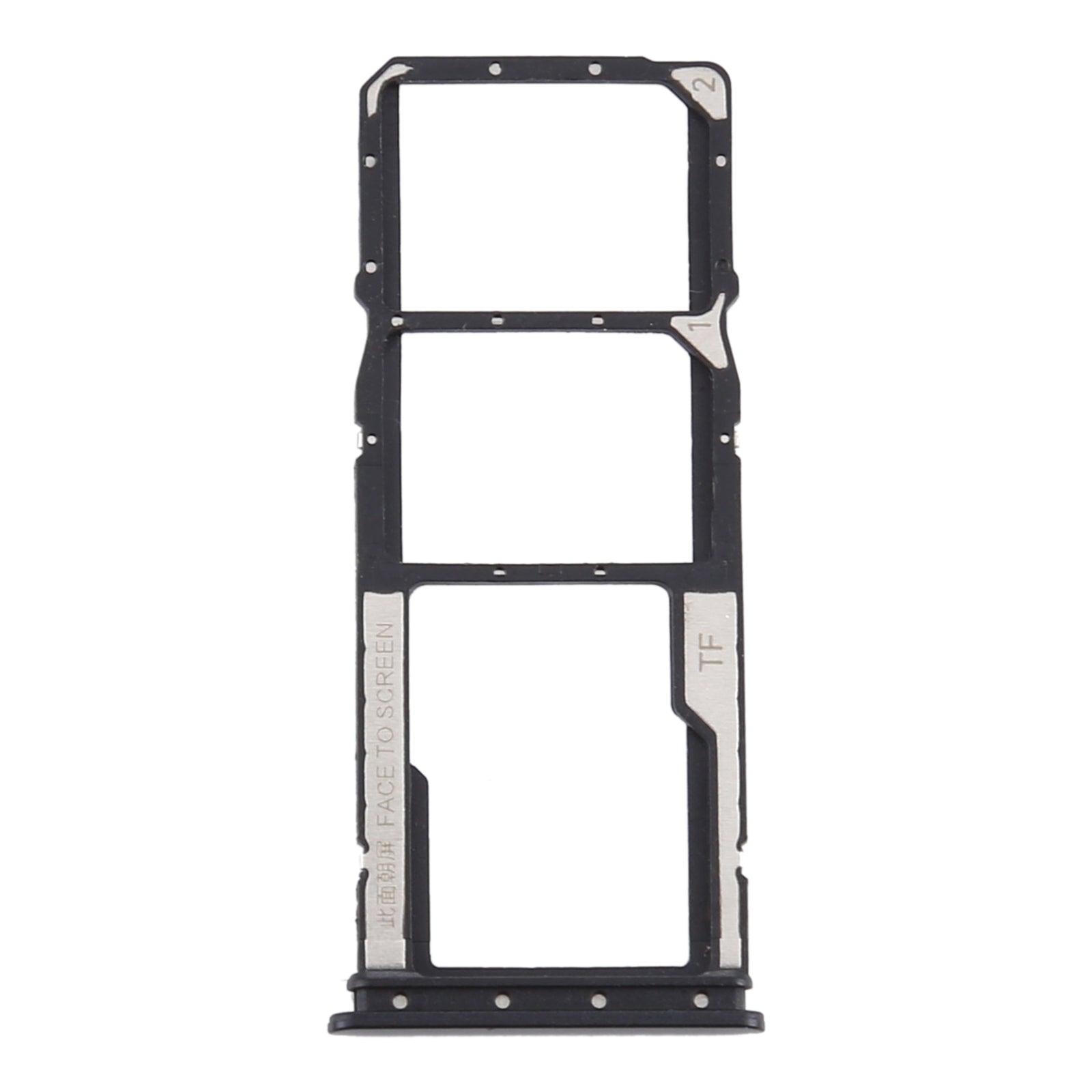 Sim Card Holder Tray for Xiaomi Redmi 9A Black - EGFix