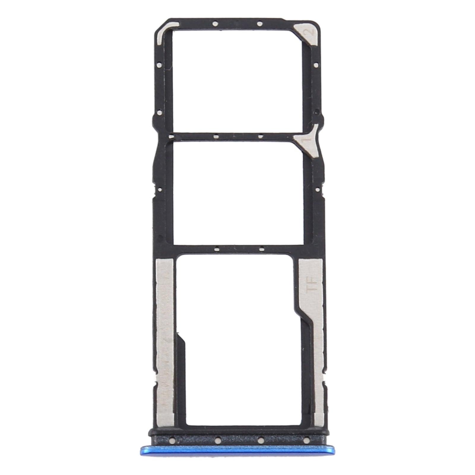Sim Card Holder Tray for Xiaomi Redmi 9A Blue - EGFix