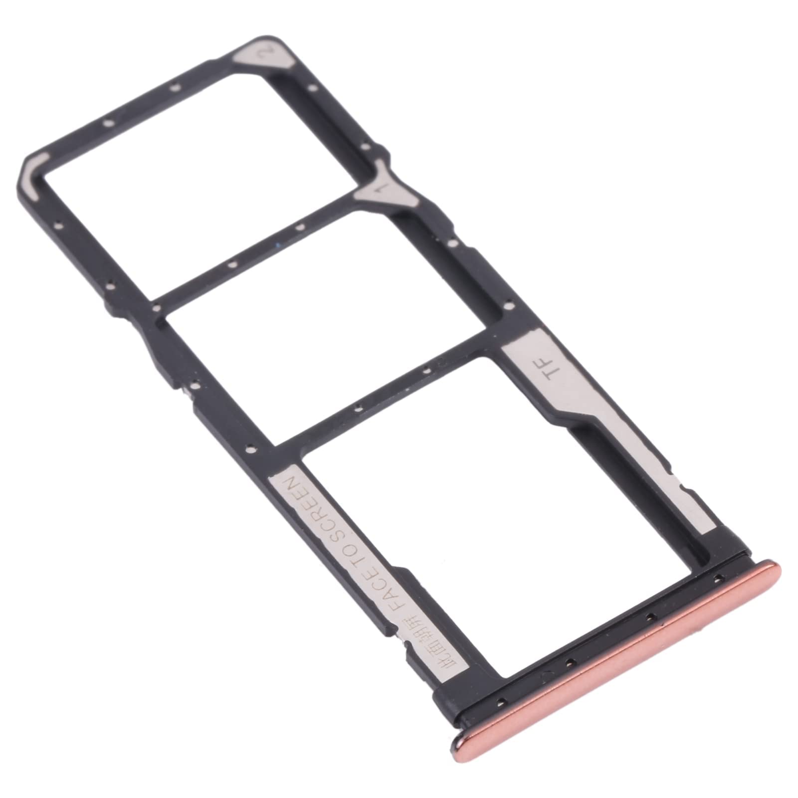 Sim Card Holder Tray for Xiaomi Redmi Note 10 Pro Brown - EGFix