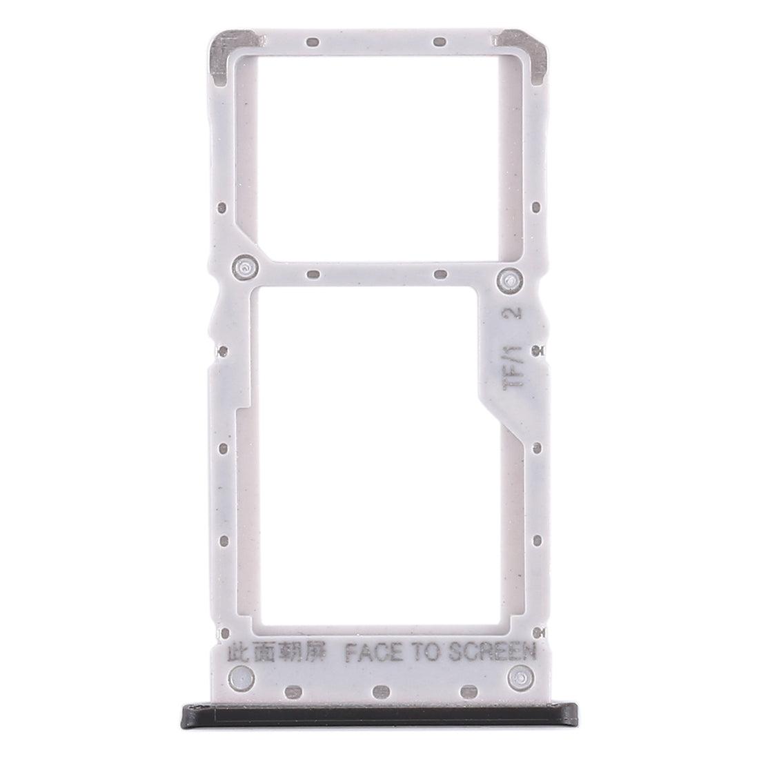 Sim Card Holder Tray for Xiaomi Redmi Note 6 Pro Black - EGFix
