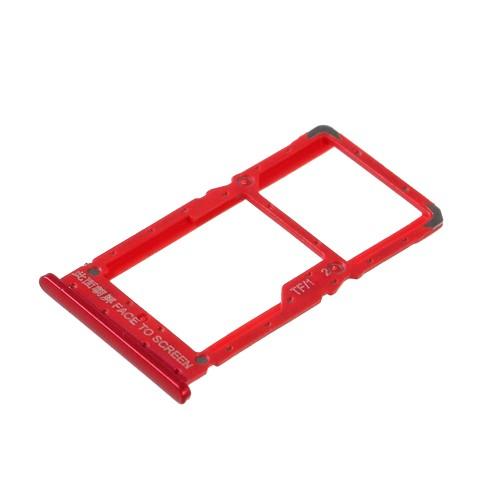 Sim Card Holder Tray for Xiaomi Redmi Note 6 Pro Red - EGFix