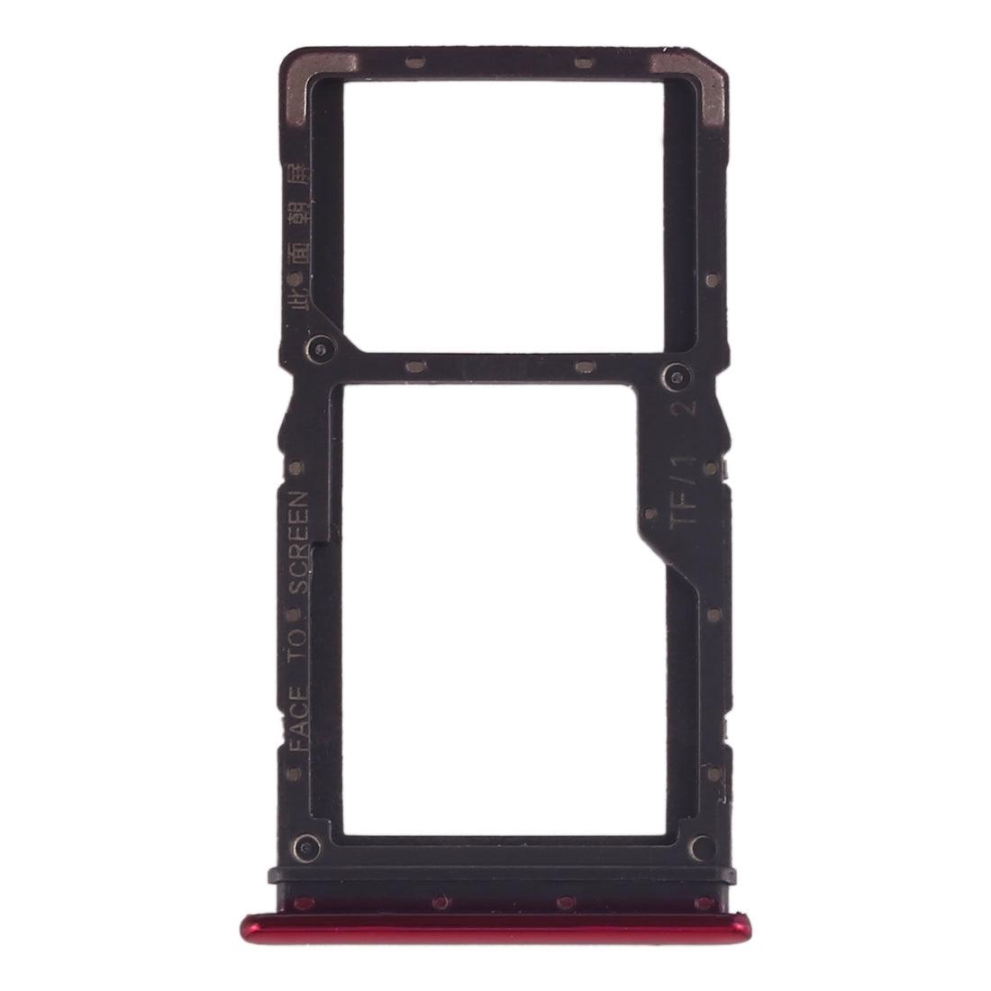Sim Card Holder Tray for Xiaomi Redmi Note 7 Red - EGFix