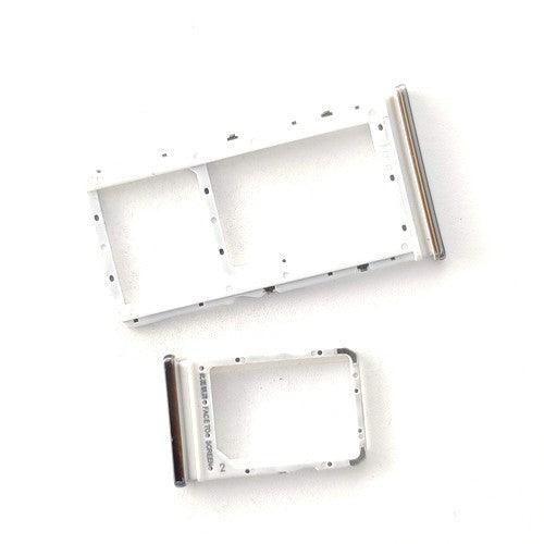 Sim Card Holder Tray for Xiaomi Redmi Note 8 Pro Silver - EGFix