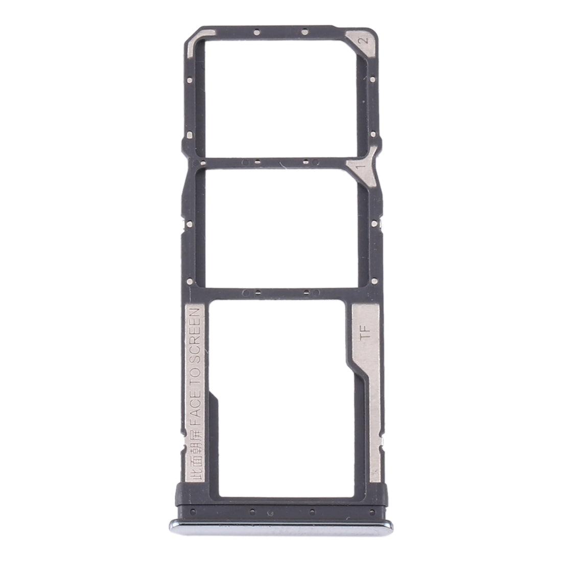 Sim Card Holder Tray for Xiaomi Redmi Note 8 Silver - EGFix