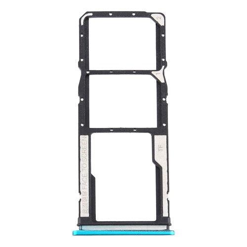 Sim Card Holder Tray for Xiaomi Redmi Note 9 Pro Max Blue - EGFix