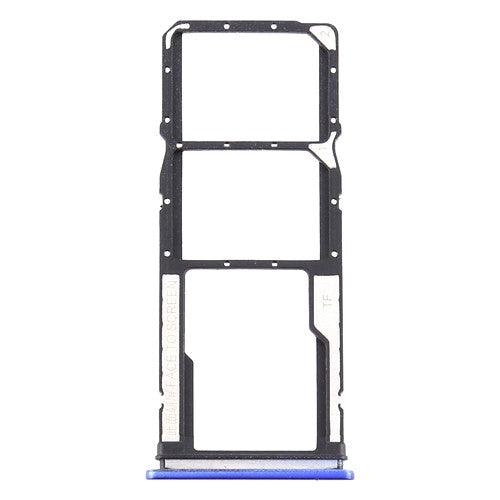 Sim Card Holder Tray for Xiaomi Redmi Note 9 Pro Max Blue - EGFix