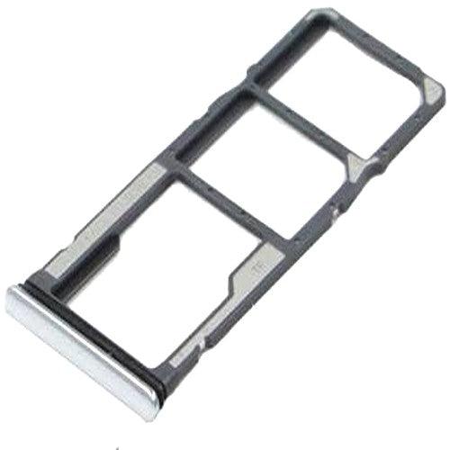 Sim Card Holder Tray for Xiaomi Redmi Note 9 Pro Max Silver - EGFix