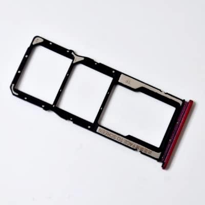 Sim Card Holder Tray for Xiaomi Redmi Note 9 Red - EGFix