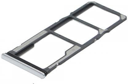Sim Card Holder Tray for Xiaomi Redmi Note 9 Silver - EGFix