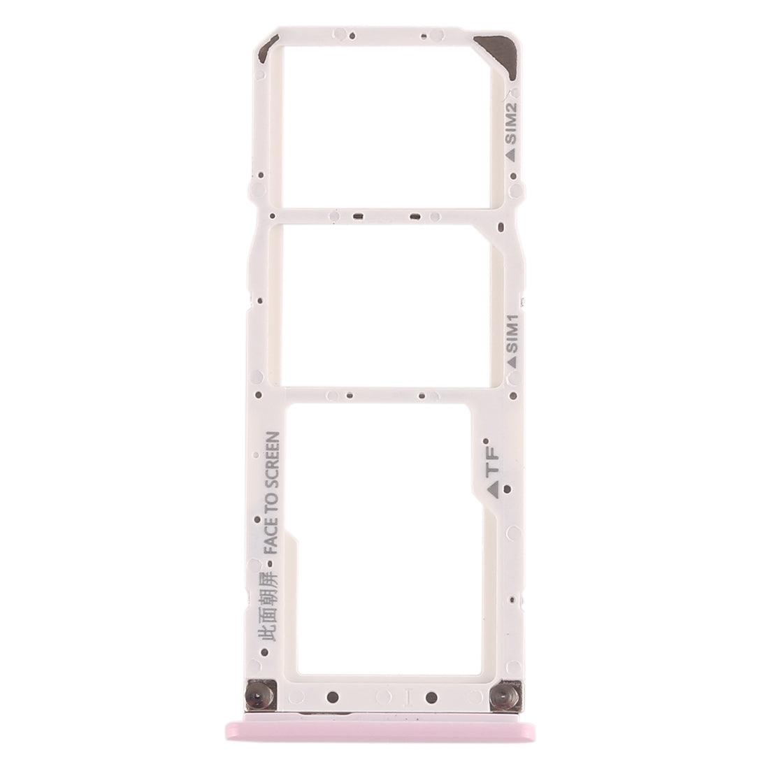Sim Card Holder Tray for Xiaomi Mi Play Red - EGFix