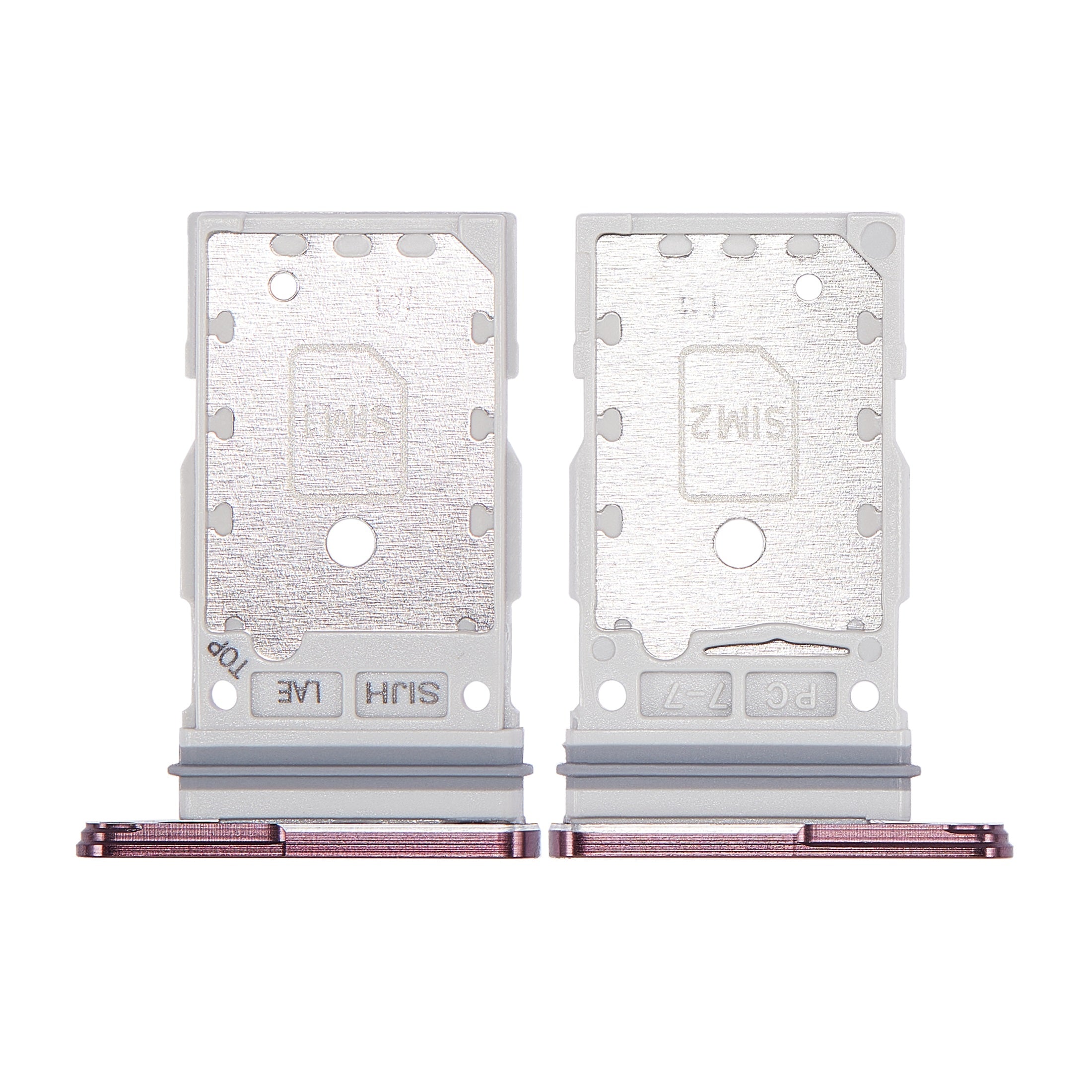 Sim Card Holder Tray for Samsung Galaxy S22 Ultra Burgundy - EGFix