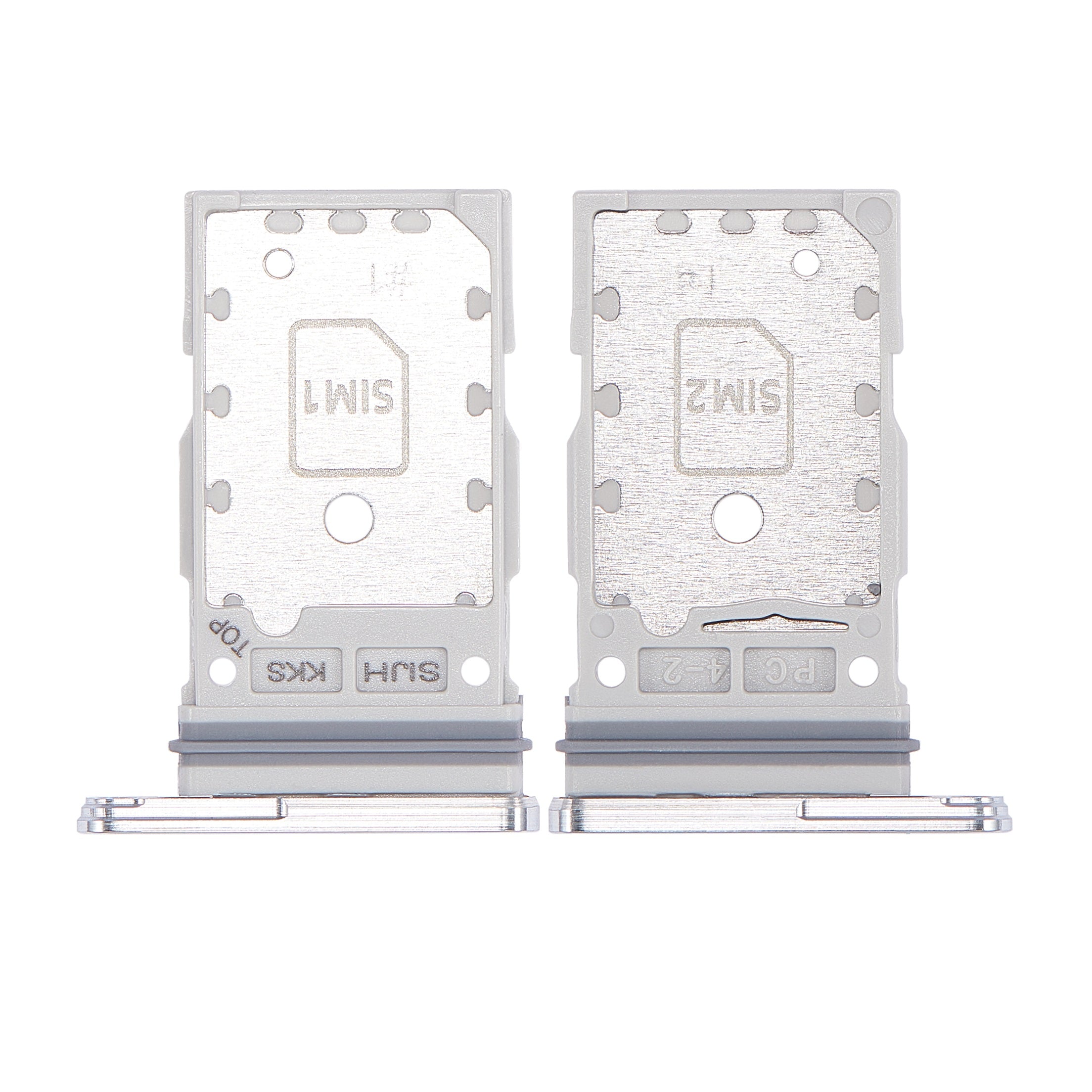 Sim Card Holder Tray for Samsung Galaxy S22 Ultra Silver - EGFix