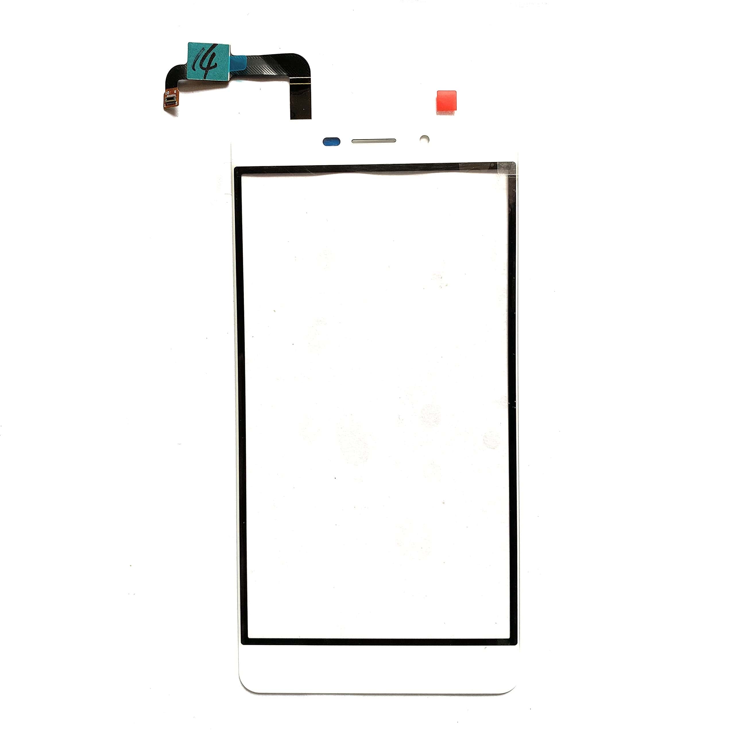 Touch Screen Front Glass for Coolpad Mega 2.5D White - EGFix