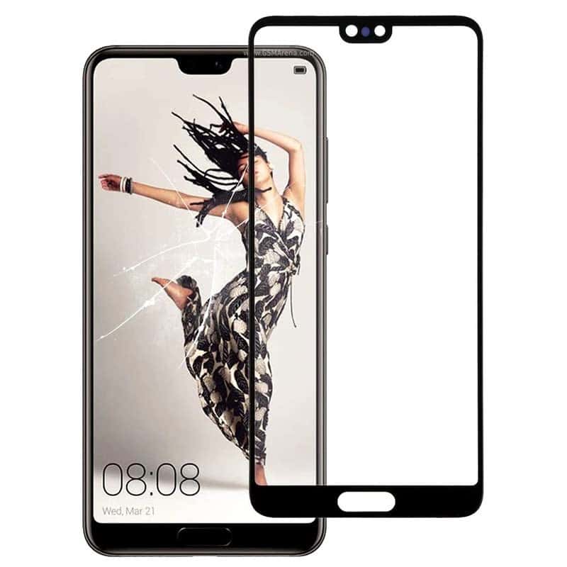 Touch Screen Front Glass for Huawei Honor P20 Black - EGFix