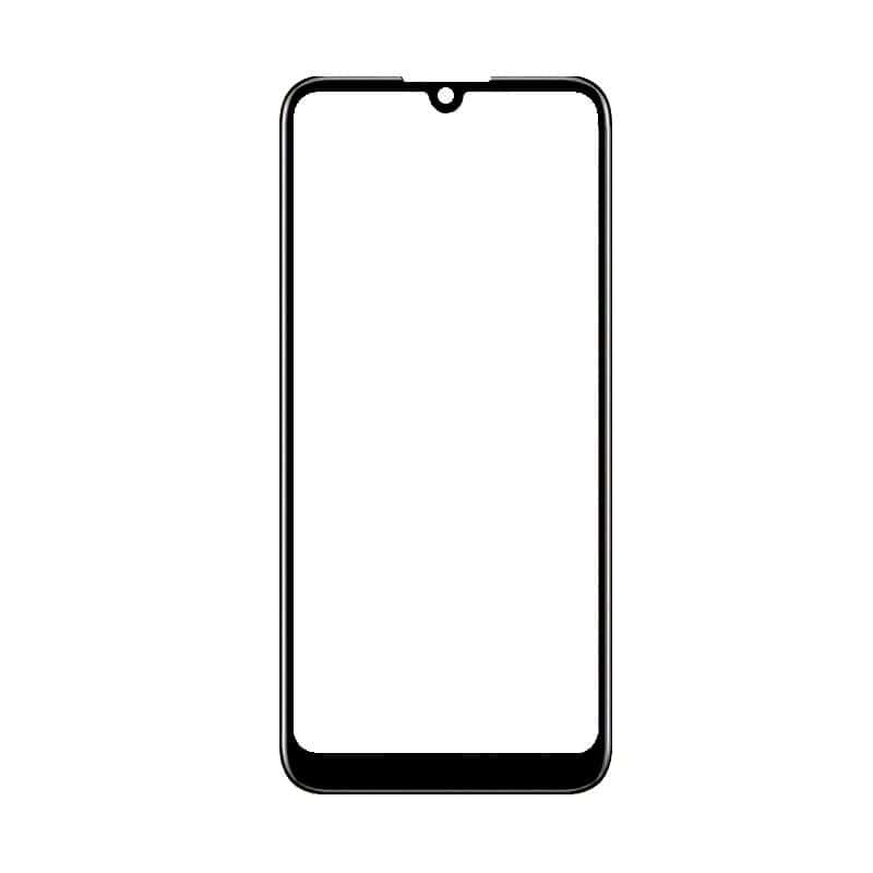 Touch Screen Front Glass for Huawei Honor Y6 Pro Black - EGFix