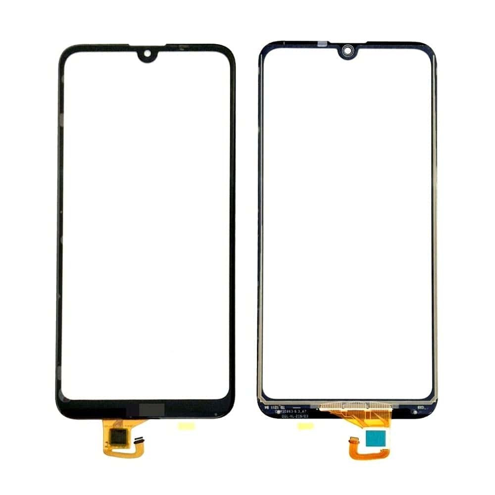 Touch Screen Front Glass for Huawei Honor Y7 2019 Black - EGFix