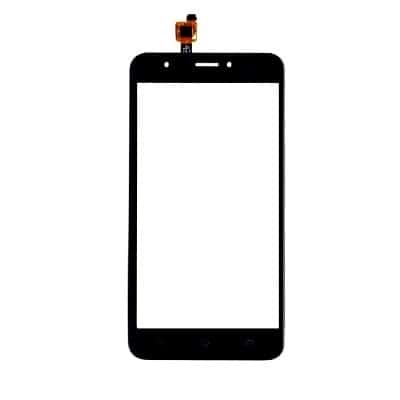 Touch Screen Front Glass for Intex Lions T1 Lite Black - EGFix