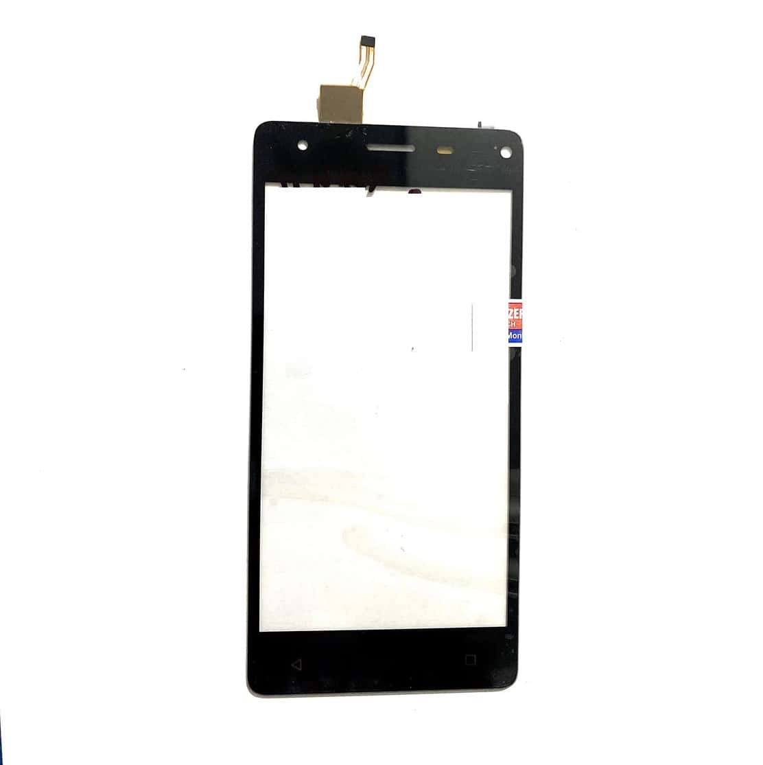 Touch Screen Front Glass for Intex Power Iv Power 4 Black - EGFix