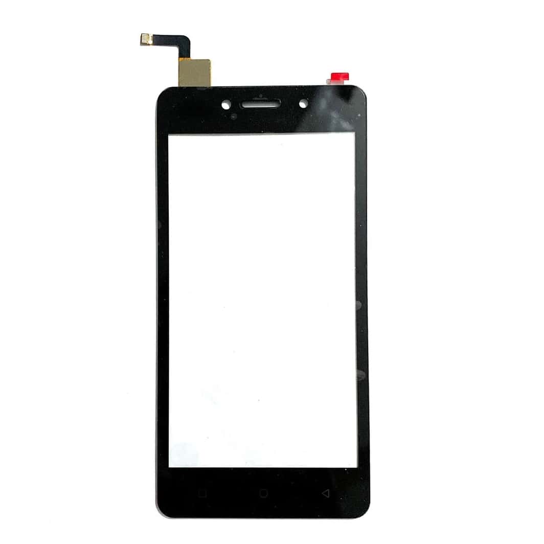 Touch Screen Front Glass for Itel A40 Black - EGFix