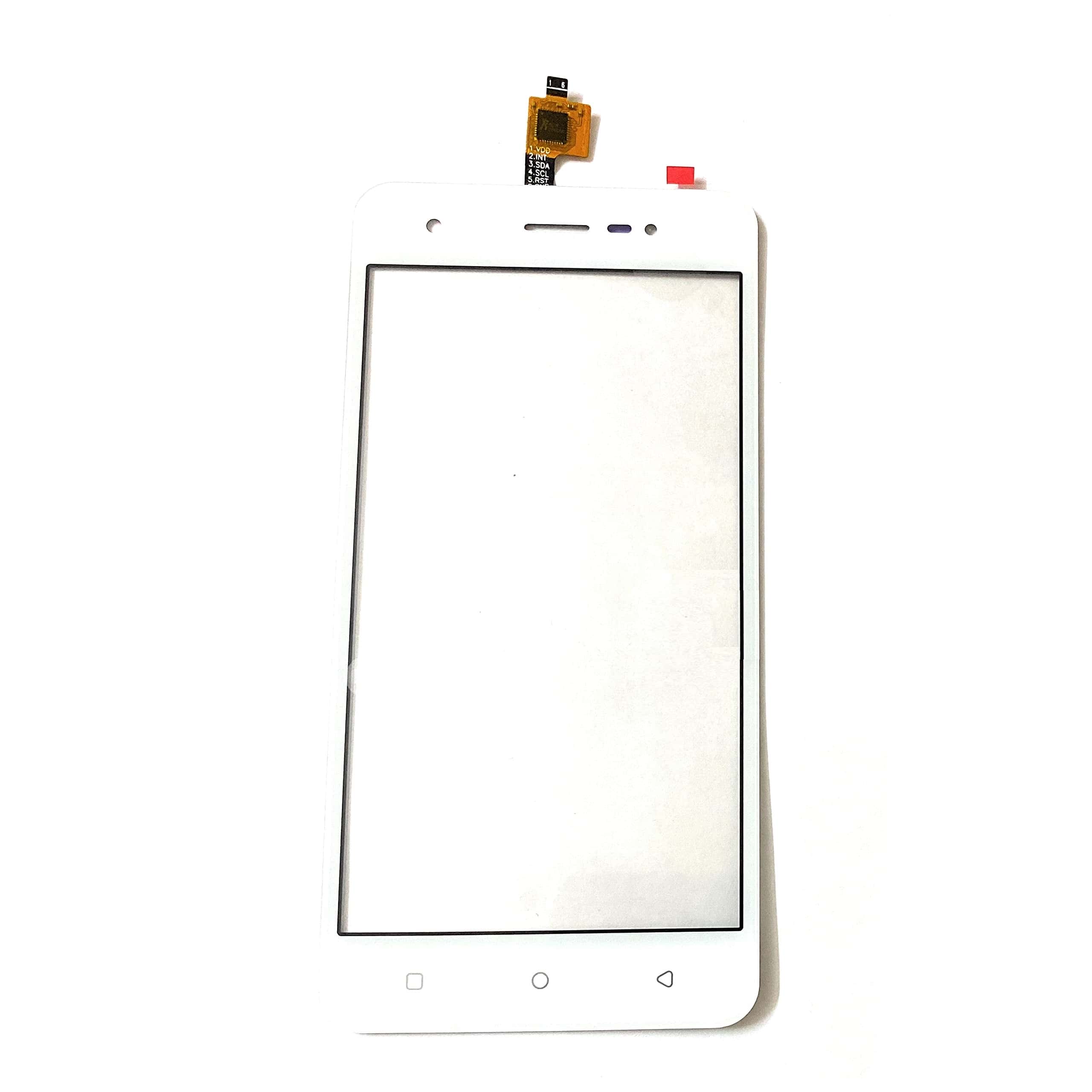 Touch Screen Front Glass for Lava Z60S White - EGFix